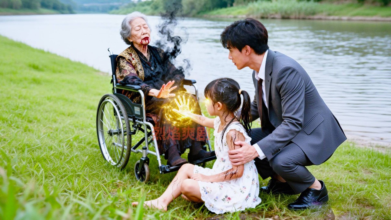 首富在河邊救了個孤女好心領養，怎料她是通靈醫仙，進門感受瀕死老太身上的煞氣1招讓她痊愈，成豪門團寵！#爽劇 #逆襲 #反轉