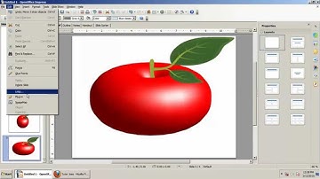 Insert Menu In OpenOffice Impress Part-10