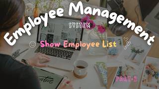 Employee Management System| Part-2| Show Employee List