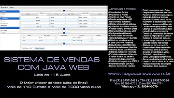 Sistema de Vendas Java WEB - Aula 20 - Criando classe para gerar tabelas