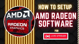 How to setup AMD Radeon Software for live stream screenshot 5