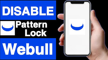 How to disable pattern lock on webull account||Webull pattern lock disable||Webull app tutorials