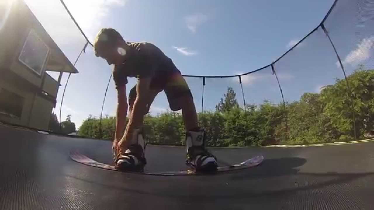 GoPro HERO3 Trampoline Snowboarding YouTube