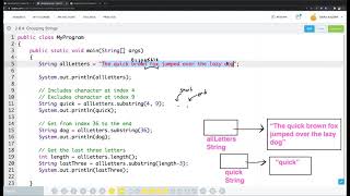 AP CSA 2.8 String Methods Part 2