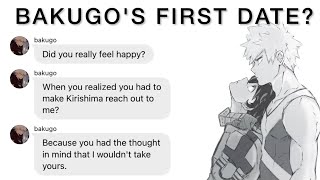 BAKUGO&#39;S FIRST DATE? | bnha texts | just a bet series p2