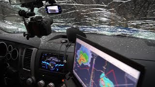 Toyota Tundra Destroyed by Softball Hail!!