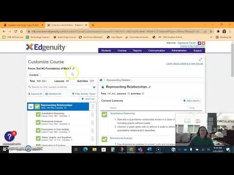 Modifying Course Content in Edgenuity