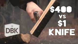 Famous $1,- Knife VS $400,- Knife // A Battle To The Death Wealth