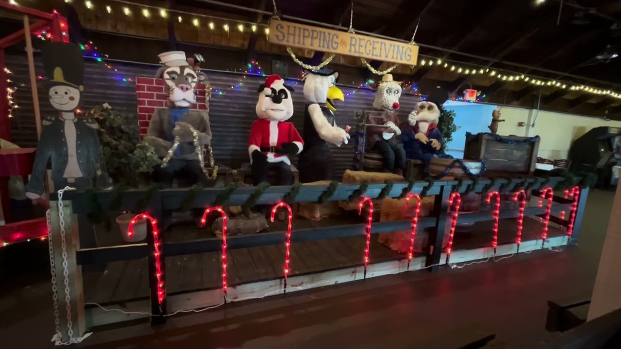 The Man & Dog Show in Christmas Decor