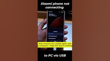 Fix xiaomi phone not connecting to pc via usb 2nd method