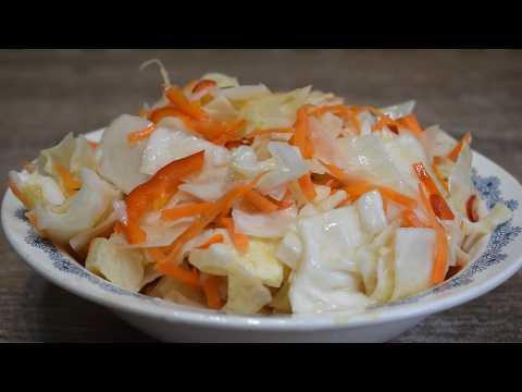 Видео: Съедят за минуту! Новый салат из Капусты на каждый день и на праздник! Улетный салат!