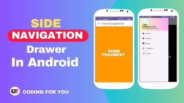 Navigation Drawer in Android Studio | Android Navigation Drawer Menu Material Design