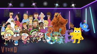 Characters Dance To Dancing Machine