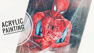 Spider-Man Brand New Day Painting | Canvas Painting | Acrylic Painting 