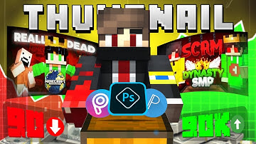 How To Make Attractive Minecraft Thumbnails 🤯 | In Just 5 Minutes | (Don
