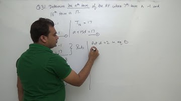 Class 10 Maths (Ex- 5A  Q31)  Arithmetic Progression  (R S Agarwal 2019)