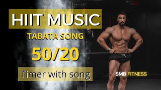 🔥 HIIT Timer 50/20 – Tabata Music Timer | Push Hard, Rest Smart 🔥