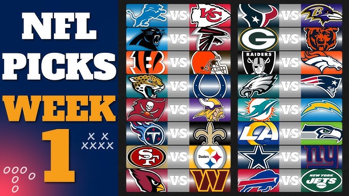 week 1 nfl football schedule