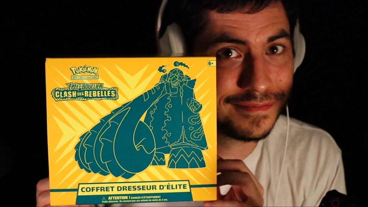 ASMR Pokemon - Coffret dresseur Elite Clash des rebelles