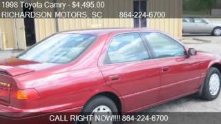 1998 Toyota Camry LE - for sale in ANDERSON, SC 29624 1998 Toyota Camry LE - for sale in ANDERSON, SC 29624