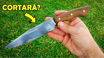 Crear Cuchillo ARTESANAL (PASO a PASO) / MAKING A KNIFE FROM OLD FILE
