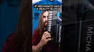 Would you subscribe to this? Mechanic in beauty blogger style 💅🔧 #car #carlovers