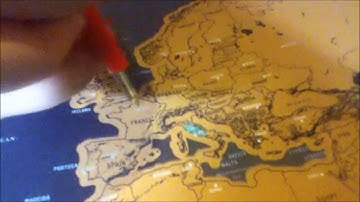 Scratch off Interactive World Map by Info-Glob Review