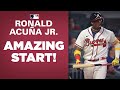 Baseball's most exciting player?? Ronad Acuña Jr. WENT OFF to start the season!