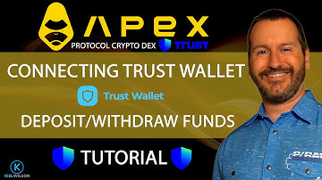 APEX PROTOCOL - CONNECTING TRUST WALLET EXTENSION - TUTORIAL -DEPOSIT FUNDS AND WITHDRAW FUNDS GUIDE