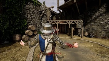 Mordhau - AI behavior in a bot match