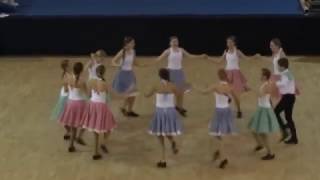 TK Calipso Praha - Clogging 10-15 let  Barndance - 5. místo PR2016