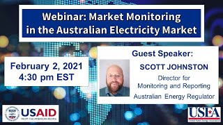 Market Monitoring in the Australian Electricity Market