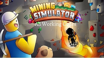 All Working Codes Mining Simulator