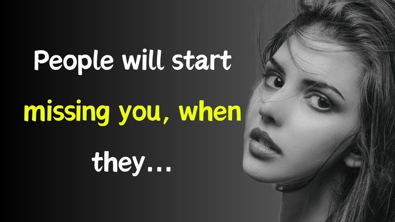 People Will Start Missing You, When.. Psychology Facts YouTube
