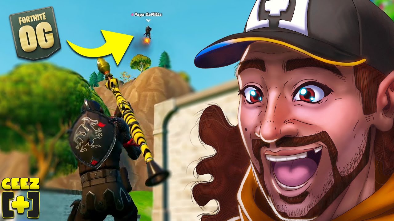 Rocket Riding on OG Fortnite w/ CaMiLLs - YouTube