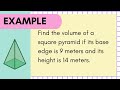 Math 7 Quarter 2 Week 6 Volume of a Square Pyramid (Matatag Curriculum)
