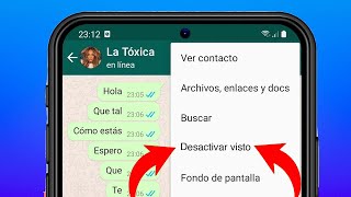 Cómo Desactivar el Visto en Whatsapp ✅  Para un solo contacto 2023 screenshot 5