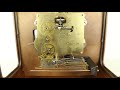 Howard Miller Vintage Cherry &amp; Burl Mantel Clock, 2 Jewels