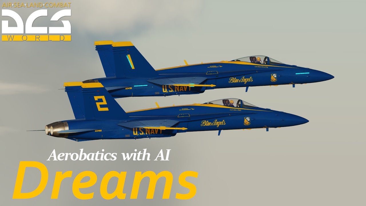 DCS Cinematic | Dreams (Aerobatics with AI)