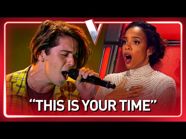 17 Year-Old SUPERSTAR returns to The Voice for an exceptional COMEBACK | Journey #383 class=