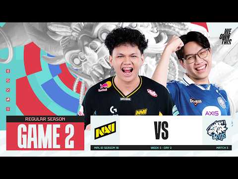 NAVI vs EVOS | Regular Season Week 5 Day 2 | Game 2 | #MPLIDS18