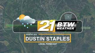Here is your video forecast for Thursday, March 8, 2018.
