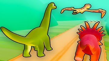 Dino Shifting Dinosaur Games - Gameplay Walkthrough - All Levels (IOS, Android)