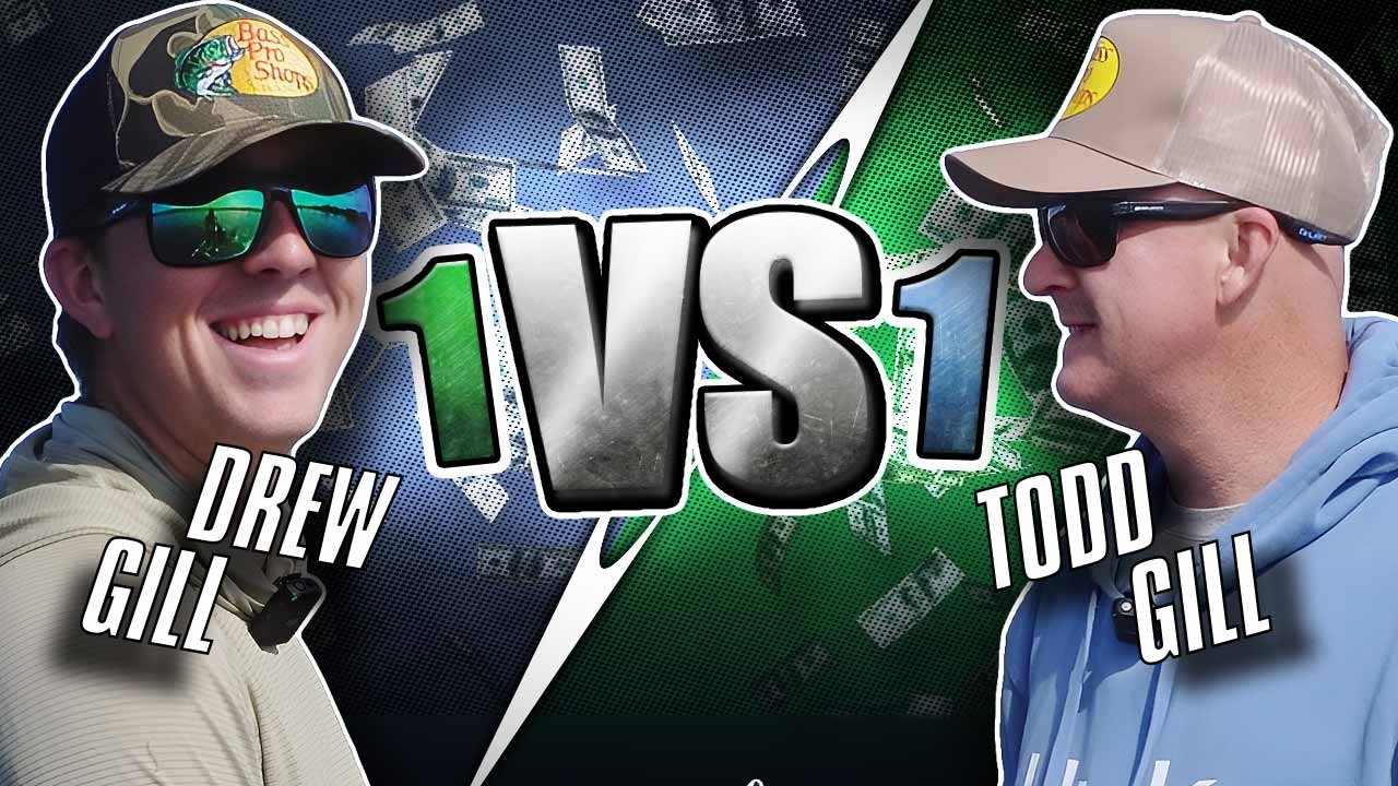 Drew Gill Vs His Dad | $1,000 Fishing Challenge | Bass Pro Shops