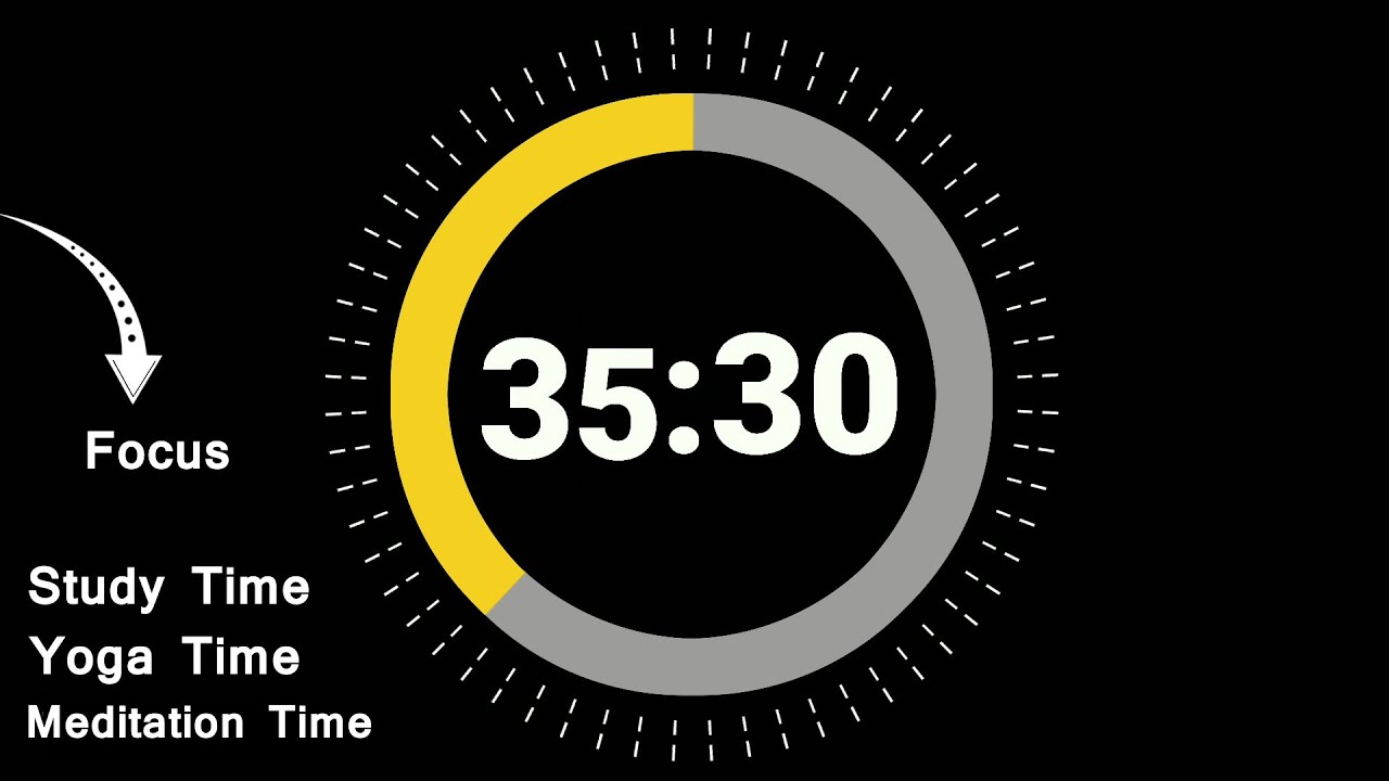 35 Minute 30 Second Timer Countdown 🔔 || Study Time || Deep Focus ...