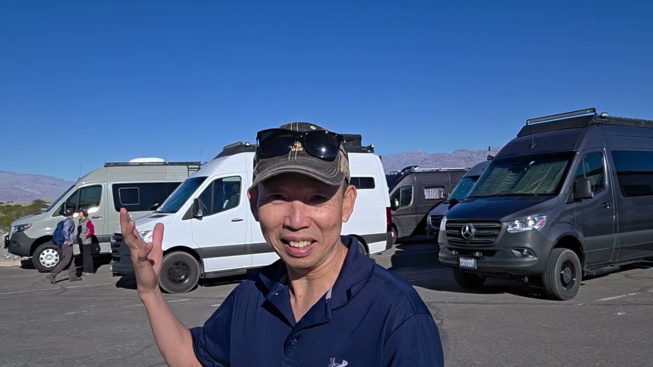 Наша семья владельцев автомобилей Sprinter в пути. Автопутешествие в кемпинг в пустыне.