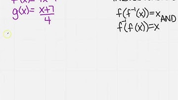 Show that two functions are inverses