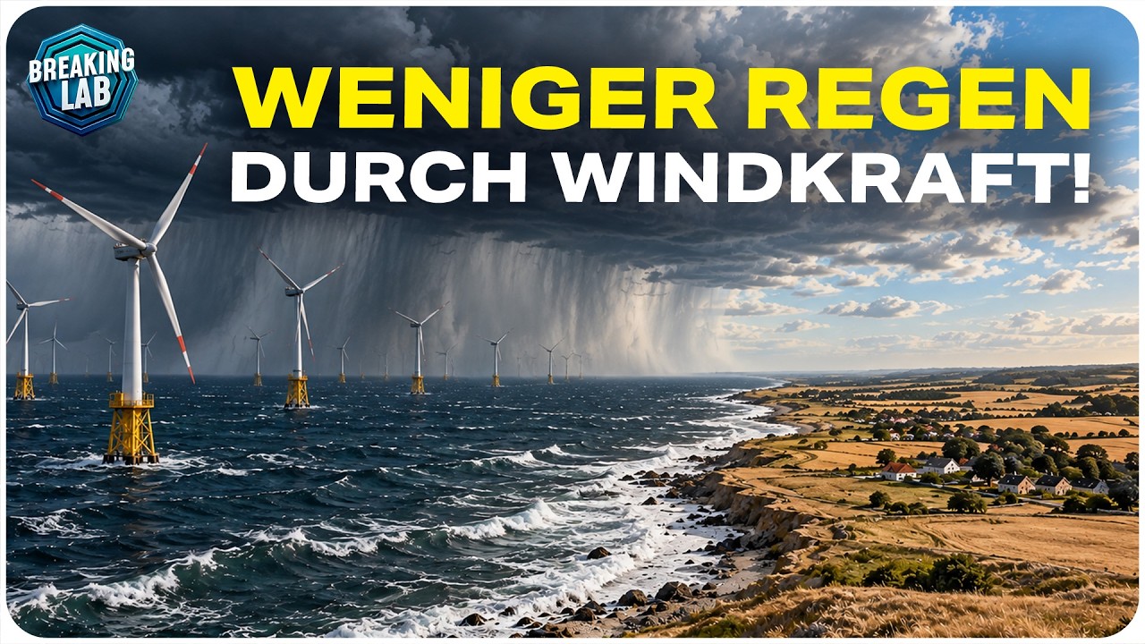 Neue Studie: Offshore-Windkraft sorgt für 15% weniger Regen!