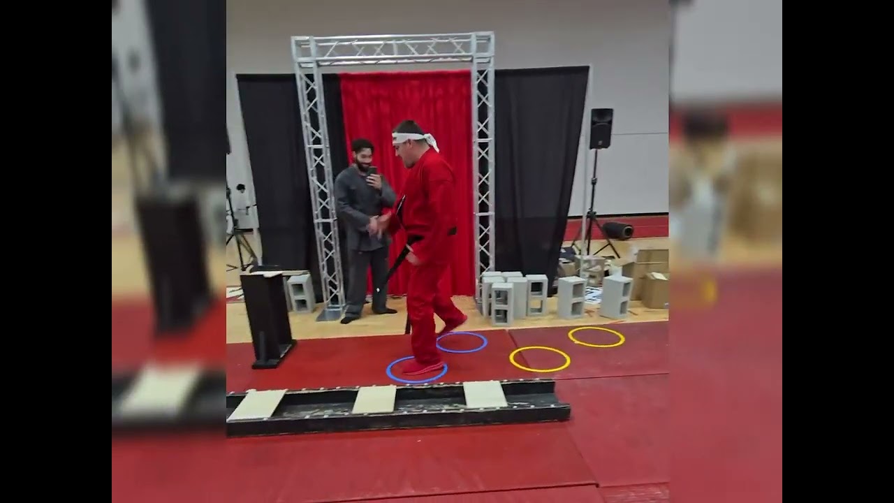 Karate Speed & Technique Test | Ninja Warrior Obstacle Course 