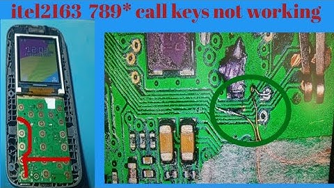 Itel2163 2173 keypad 7 8 9 not working itel 2163 call button not working